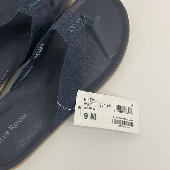 Club Room Men’s Riley Strap Flip Flop Sandals Size 9 - Picture 8 of 8